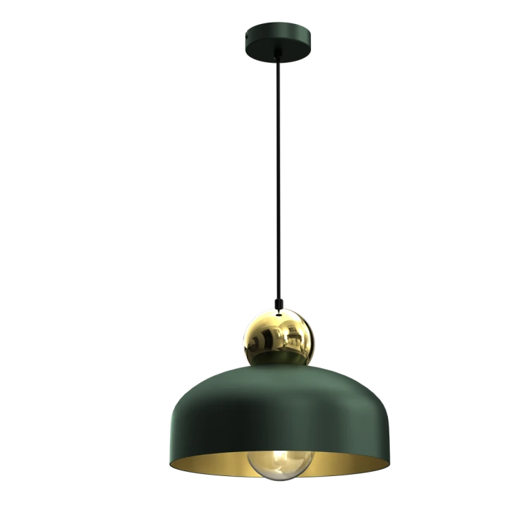 Lampa Wisząca HARALD GOLD/GREEN 1xE27 MLP7694 Milagro
