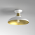 Lampa sufitowa FELIX WHITE/GOLD 1xE27 MLP7703 Milagro