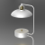 Lampka biurkowa FELIX WHITE/GOLD 1xE27 MLP7706 Milagro