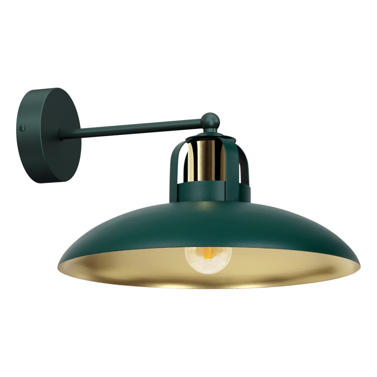 Kinkiet FELIX GREEN/GOLD 1xE27 MLP7707 Milagro