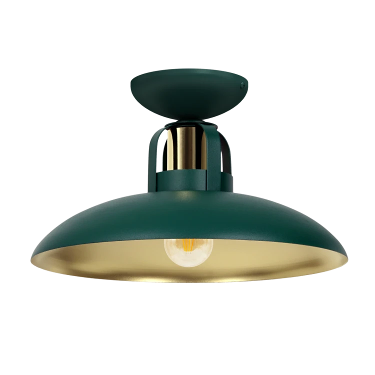 Lampa sufitowa FELIX GREEN/GOLD 1xE27 MLP7708 Milagro
