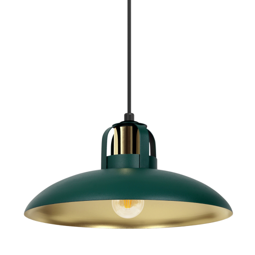 Lampa wisząca FELIX GREEN/GOLD 1xE27 MLP7709 Milagro