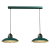 Lampa wisząca FELIX GREEN/GOLD 2xE27 MLP7710 Milagro