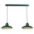 Lampa wisząca FELIX GREEN/GOLD 2xE27 MLP7710 Milagro