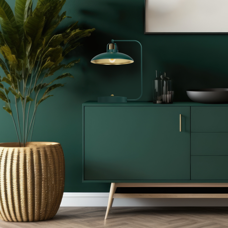 Lampka biurkowa FELIX GREEN/GOLD 1xE27 MLP7711 Milagro