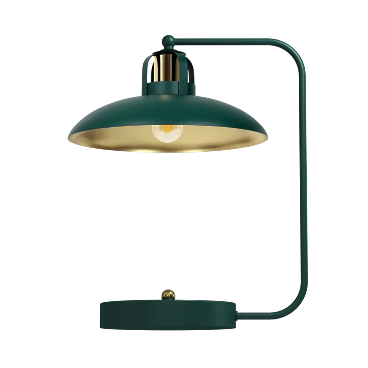 Lampka biurkowa FELIX GREEN/GOLD 1xE27 MLP7711 Milagro