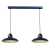 Lampa wisząca FELIX NAVY BLUE/GOLD 2xE27 MLP7715 Milagro