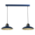 Lampa wisząca FELIX NAVY BLUE/GOLD 2xE27 MLP7715 Milagro