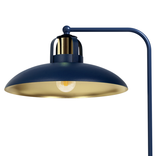 Lampka biurkowa FELIX NAVY BLUE/GOLD 1xE27 MLP7716 Milagro