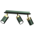 Lampa sufitowa listwa natynkowa JOKER GREEN/GOLD 3xGU10 MLP7719 Milagro 3x GU10 34cm Spot oprawa oświetleniowa nowoczesna ścienna Industrialna Loft nawierzchniowa metal zielony zielona złoty zielono złota Inspiracje Premium