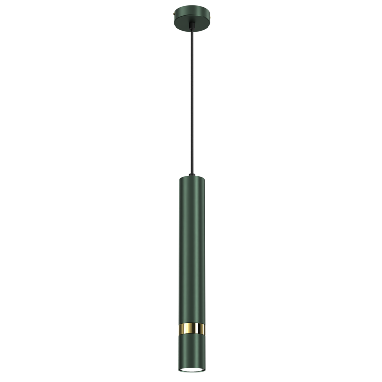 Lampa sufitowa wisząca natynkowa JOKER GREEN/GOLD 1xGU10 MLP7720 Milagro 1x GU10 50-90cm Spot oprawa oświetleniowa nowoczesna Industrialna Loft nawierzchniowa metal zwis zielony zielona złoty zielono złota Inspiracje Premium
