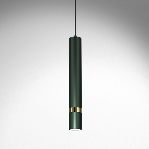 Lampa sufitowa wisząca natynkowa JOKER GREEN/GOLD 1xGU10 MLP7720 Milagro 1x GU10 50-90cm Spot oprawa oświetleniowa nowoczesna Industrialna Loft nawierzchniowa metal zwis zielony zielona złoty zielono złota Inspiracje Premium