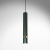 Lampa sufitowa wisząca natynkowa JOKER GREEN/GOLD 1xGU10 MLP7720 Milagro 1x GU10 50-90cm Spot oprawa oświetleniowa nowoczesna Industrialna Loft nawierzchniowa metal zwis zielony zielona złoty zielono złota Inspiracje Premium