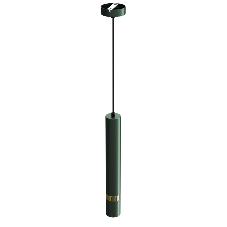 Lampa sufitowa wisząca natynkowa JOKER GREEN/GOLD 1xGU10 MLP7720 Milagro 1x GU10 50-90cm Spot oprawa oświetleniowa nowoczesna Industrialna Loft nawierzchniowa metal zwis zielony zielona złoty zielono złota Inspiracje Premium