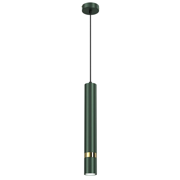 Lampa sufitowa wisząca natynkowa JOKER GREEN/GOLD 1xGU10 MLP7720 Milagro 1x GU10 50-90cm Spot oprawa oświetleniowa nowoczesna Industrialna Loft nawierzchniowa metal zwis zielony zielona złoty zielono złota Inspiracje Premium