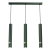 Lampa sufitowa wisząca natynkowa JOKER GREEN/GOLD 3xGU10 MLP7721 Milagro 3x GU10 60cm Spot oprawa oświetleniowa nowoczesna Industrialna Loft nawierzchniowa metal zwis zielony zielona złoty zielono złota Inspiracje Premium