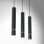 Lampa sufitowa wisząca natynkowa JOKER GREEN/GOLD 3xGU10 MLP7721 Milagro 3x GU10 60cm Spot oprawa oświetleniowa nowoczesna Industrialna Loft nawierzchniowa metal zwis zielony zielona złoty zielono złota Inspiracje Premium