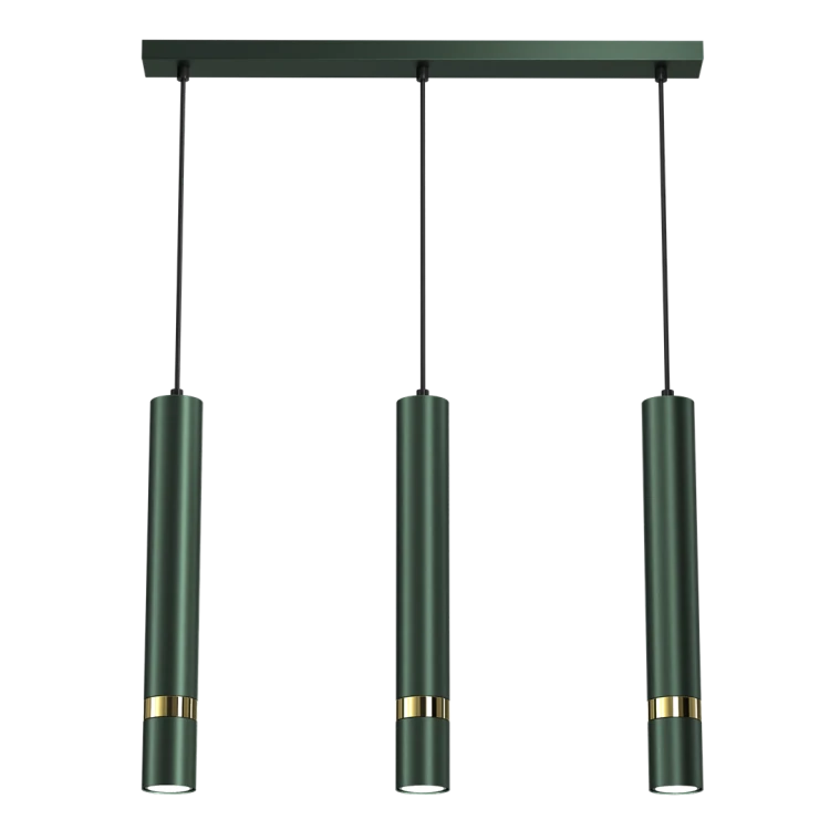 Lampa sufitowa wisząca natynkowa JOKER GREEN/GOLD 3xGU10 MLP7721 Milagro 3x GU10 60cm Spot oprawa oświetleniowa nowoczesna Industrialna Loft nawierzchniowa metal zwis zielony zielona złoty zielono złota Inspiracje Premium