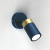 Lampa ścienno-sufitowa Kinkiet Industrialny Spot JOKER NAVY BLUE/GOLD 1xGU10 MLP7722 Milagro 1x GU10 Loft nowoczesny metalowy sufitowa ścienna granatowy granatowa złoty granatowo złota pojedynczy Inspiracje Premium