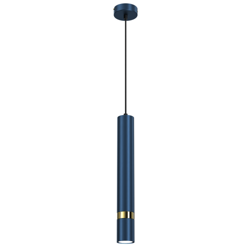 Lampa sufitowa wisząca natynkowa JOKER NAVY BLUE/GOLD 1xGU10 MLP7725 Milagro 1x GU10 50-90cm Spot oprawa oświetleniowa nowoczesna Industrialna Loft nawierzchniowa metal zwis granatowy granatowa złoty granatowo złota Inspiracje Premium