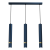 Lampa sufitowa wisząca natynkowa JOKER NAVY BLUE/GOLD 3xGU10 MLP7726 Milagro 3x GU10 60cm Spot oprawa oświetleniowa nowoczesna Industrialna Loft nawierzchniowa metal zwis granatowy granatowa złoty granatowo złota Inspiracje Premium