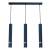 Lampa sufitowa wisząca natynkowa JOKER NAVY BLUE/GOLD 3xGU10 MLP7726 Milagro 3x GU10 60cm Spot oprawa oświetleniowa nowoczesna Industrialna Loft nawierzchniowa metal zwis granatowy granatowa złoty granatowo złota Inspiracje Premium