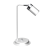Lampa biurkowa Industrialna Loft JOKER WHITE/CHROME 1xGU10 MLP7751 Milagro GU10 36cm nowoczesna lampka nocna stołowa regulowana metalowa biała biało chrom Inspiracje Premium