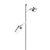 Lampa podłogowa stojąca Industrialna Loft JOKER WHITE/CHROME 2xGU10 MLP7752 Milagro 2x GU10 155cm nowoczesna lampka regulowana metalowa biała biały chrom Inspiracje Premium