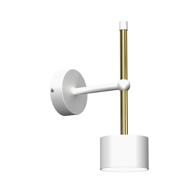 Kinkiet ARENA WHITE/GOLD 1xGX53 MLP7753 Milagro