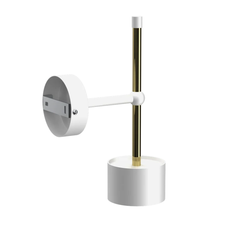 Kinkiet ARENA WHITE/GOLD 1xGX53 MLP7753 Milagro