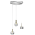 Lampa wisząca ARENA WHITE/GOLD 3xGX53 MLP7756 Milagro