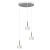 Lampa wisząca ARENA WHITE/GOLD 3xGX53 MLP7756 Milagro