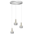 Lampa wisząca ARENA WHITE/GOLD 3xGX53 MLP7756 Milagro