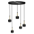 Lampa wisząca ARENA BLACK/GOLD 5xGX53 MLP7763 Milagro