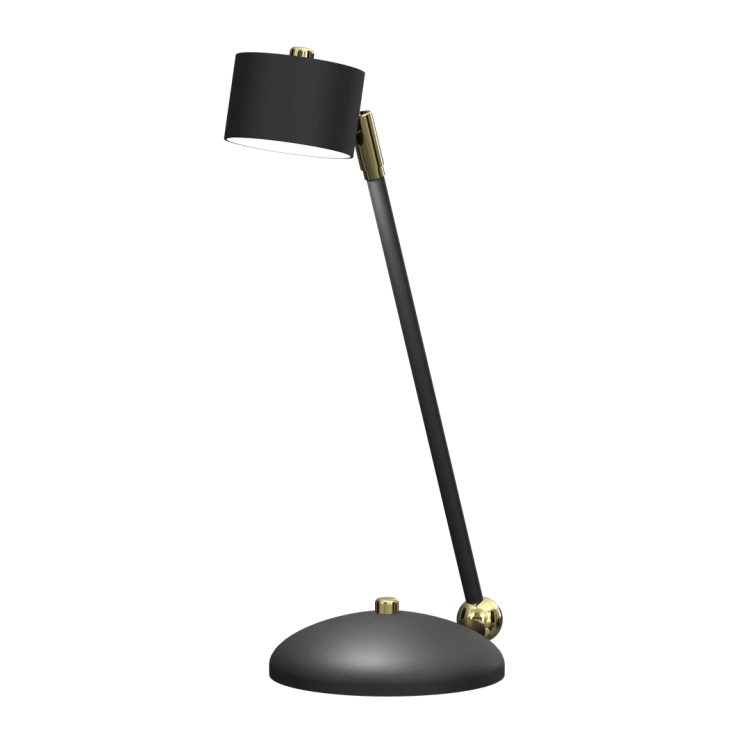 Lampka biurkowa ARENA BLACK/GOLD 1xGX53 MLP7764 Milagro