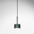 Lampa wisząca ARENA GREEN/GOLD 1xGX53 MLP7766 Milagro