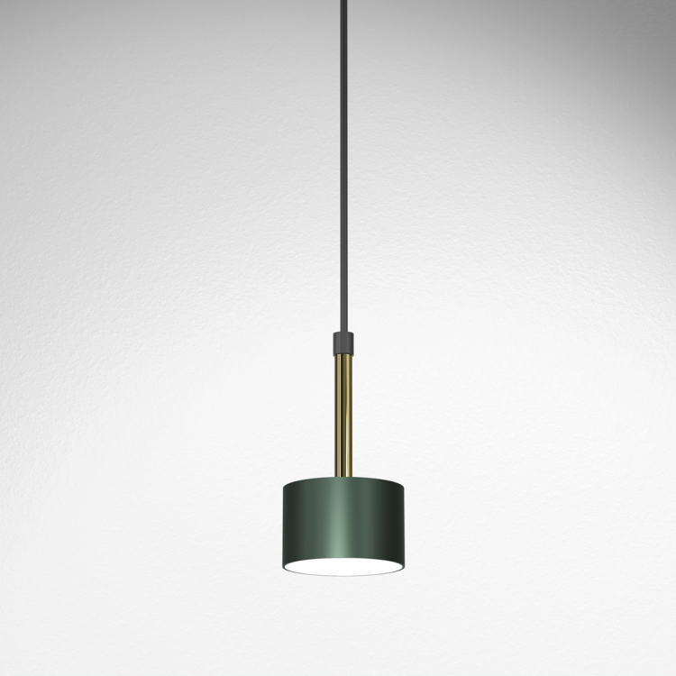 Lampa wisząca ARENA GREEN/GOLD 1xGX53 MLP7766 Milagro