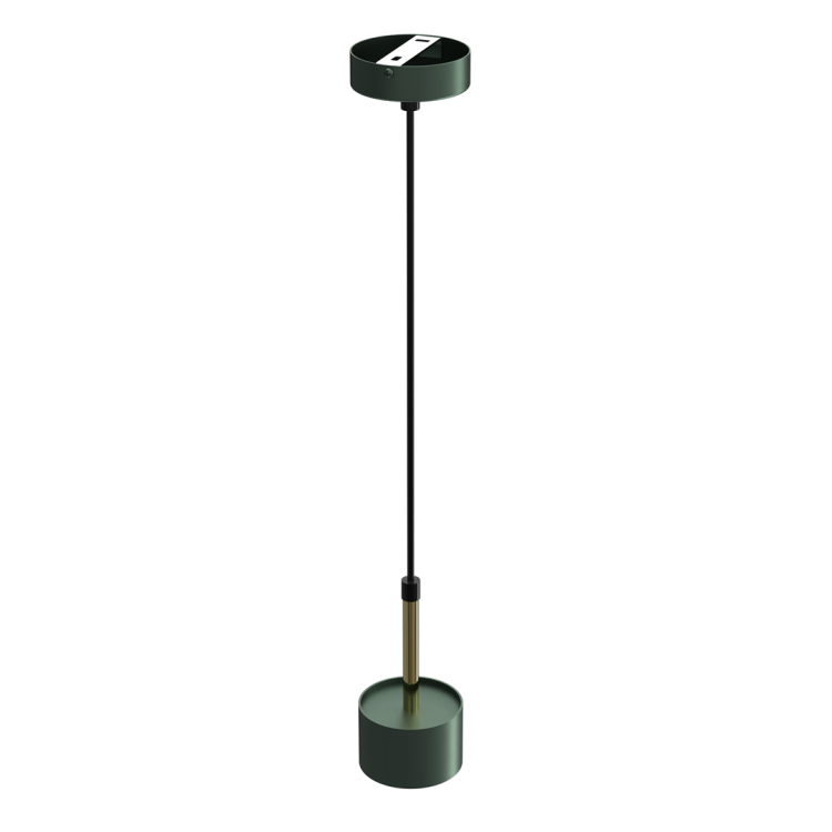 Lampa wisząca ARENA GREEN/GOLD 1xGX53 MLP7766 Milagro