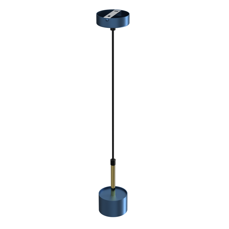 Lampa wisząca ARENA BLUE/GOLD 1xGX53 MLP7772 Milagro