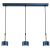 Lampa wisząca ARENA BLUE/GOLD 3xGX53 MLP7773 Milagro