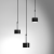 Lampa wisząca ARENA BLACK/SILVER 3xGX53 MLP7786 Milagro