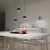 Lampa wisząca ARENA BLACK/SILVER 3xGX53 MLP7786 Milagro