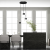 Lampa wisząca ARENA BLACK/SILVER 3xGX53 MLP7786 Milagro