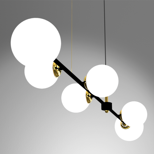 Lampa wisząca POP 6xE14 MLP7846 Milagro