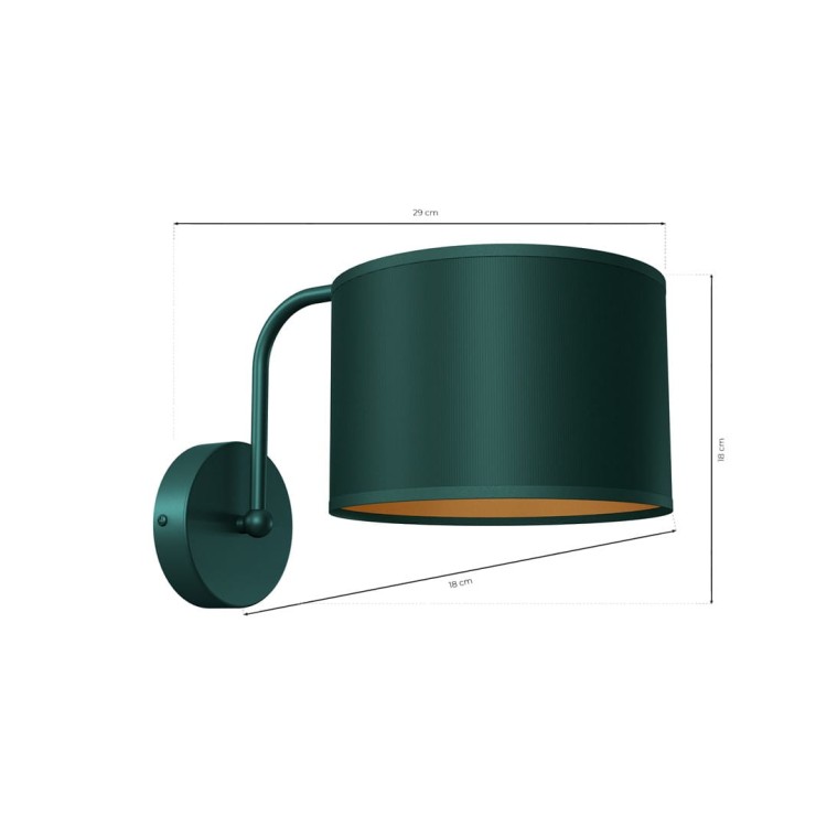 Kinkiet VERDE GREEN 1xE27 MLP7872 Milagro
