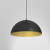 Lampa sufitowa wisząca Industrialna Loft BETA BLACK/GOLD 1xE27 35cm MLP7896 Milagro nowoczesna oprawa oświetleniowa metal żyrandol do Kuchni Jadalni nad stół blat wyspę czarny czarna złoty złota czarno złota zwis Inspiracje Premium