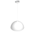 Lampa sufitowa wisząca Industrialna Loft BETA WHITE/GOLD 1xE27 35cm MLP7897 Milagro nowoczesna oprawa oświetleniowa metal żyrandol do Kuchni Jadalni nad stół blat wyspę biały biała złoty złota biało złota zwis Inspiracje Premium