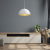 Lampa sufitowa wisząca Industrialna Loft BETA WHITE/GOLD 1xE27 35cm MLP7897 Milagro nowoczesna oprawa oświetleniowa metal żyrandol do Kuchni Jadalni nad stół blat wyspę biały biała złoty złota biało złota zwis Inspiracje Premium