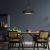 Lampa wisząca LINCOLN BLACK/GOLD 1xE27 45cm MLP7898 Milagro