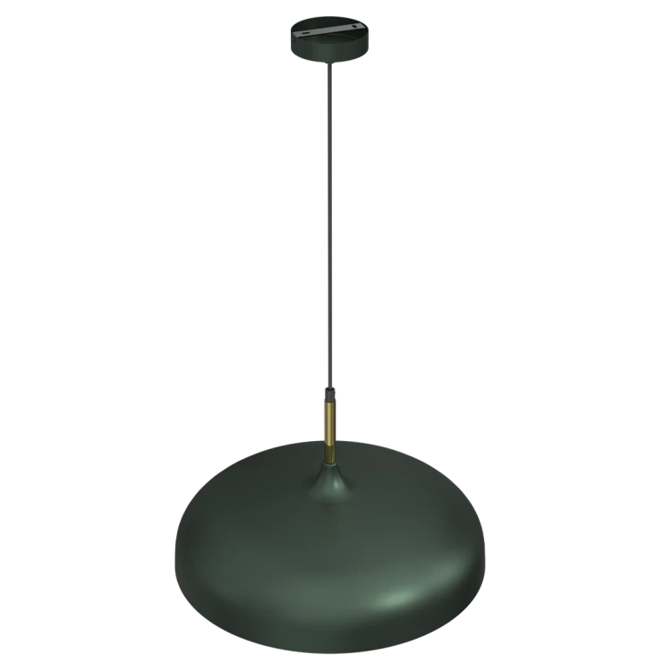 Lampa wisząca LINCOLN GREEN/GOLD 1xE27 45cm MLP7900 Milagro